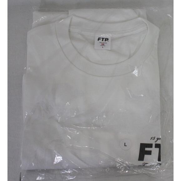 FTP 15 Year Anniversary Logo Tee White Large NEW - Picture 1 of 2